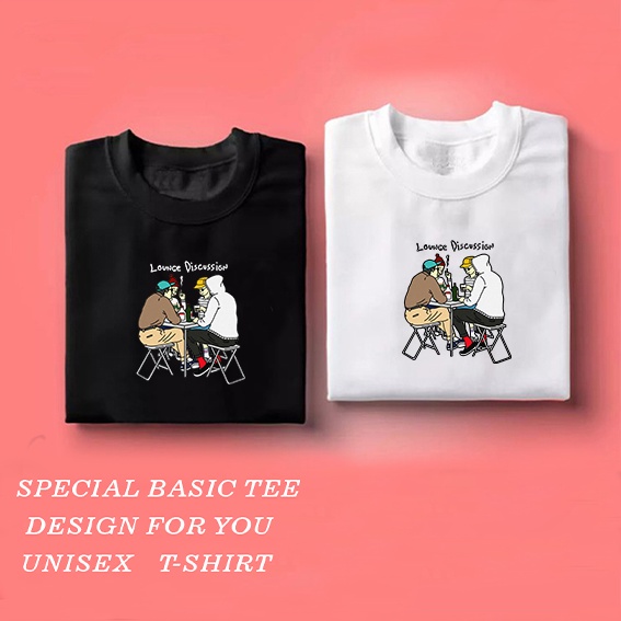 AS /  kaos distro motif  NONGKRONG / kaos pria wanita / kaos pria / baju wanita / kaos wanita / baju pria / atasan / polos / atasan wanita / tshirt