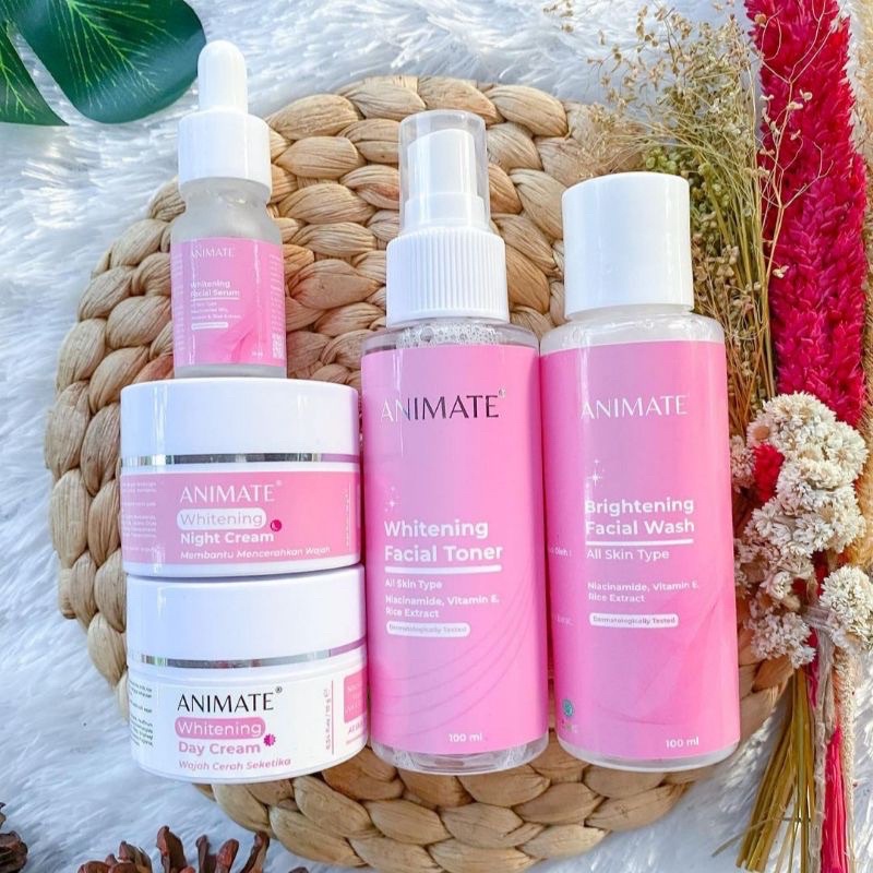 FREE GIFT‼️Paket Animate Instan Whitening Series 5IN1 / Paket Animate Original BPOM