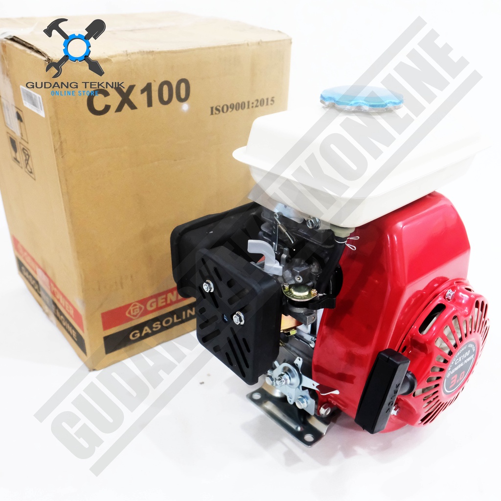 Engine Penggerak 3HP GENERAL CX100 4Tak / Mesin Penggerak Serbaguna Bensin 3 Hp CX 100 - Engine Gasoline CX-100 GENERAL