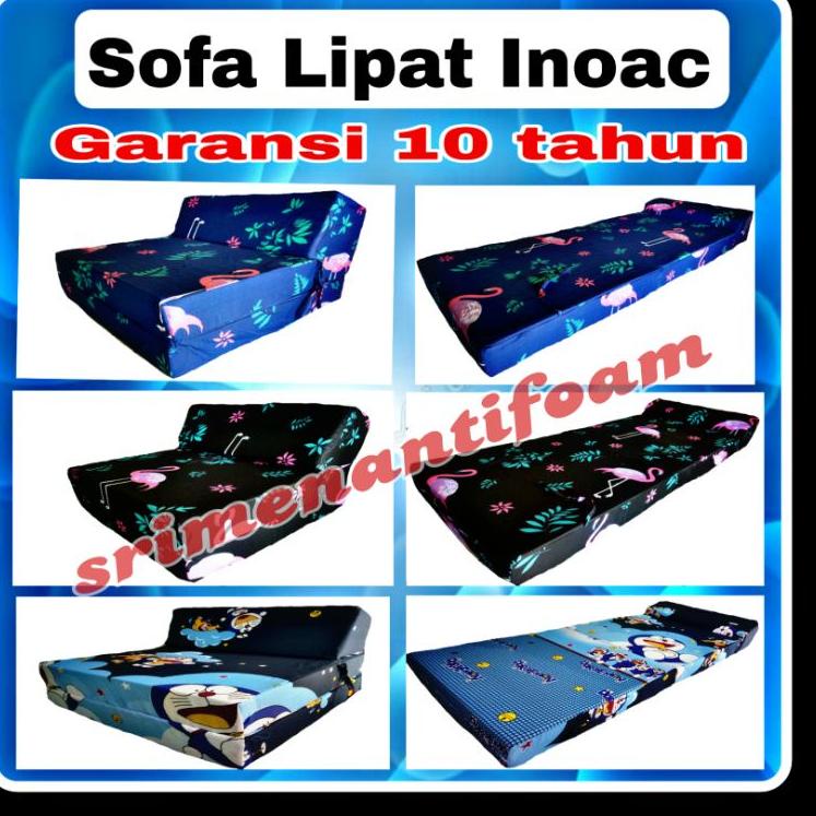 Siap Kirim.. Sofa lipat.sofa lipat inoac 180x66x13cm.sofa bad.kasur Inoac.forniture.ksur inoac.kasur