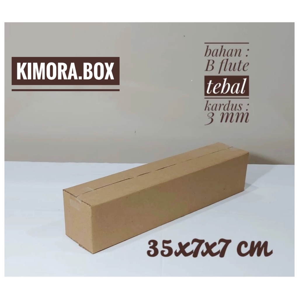 

Kardus karton uk. 35x7x7 cm Kotak Box ST untuk packing Souvenir -dll