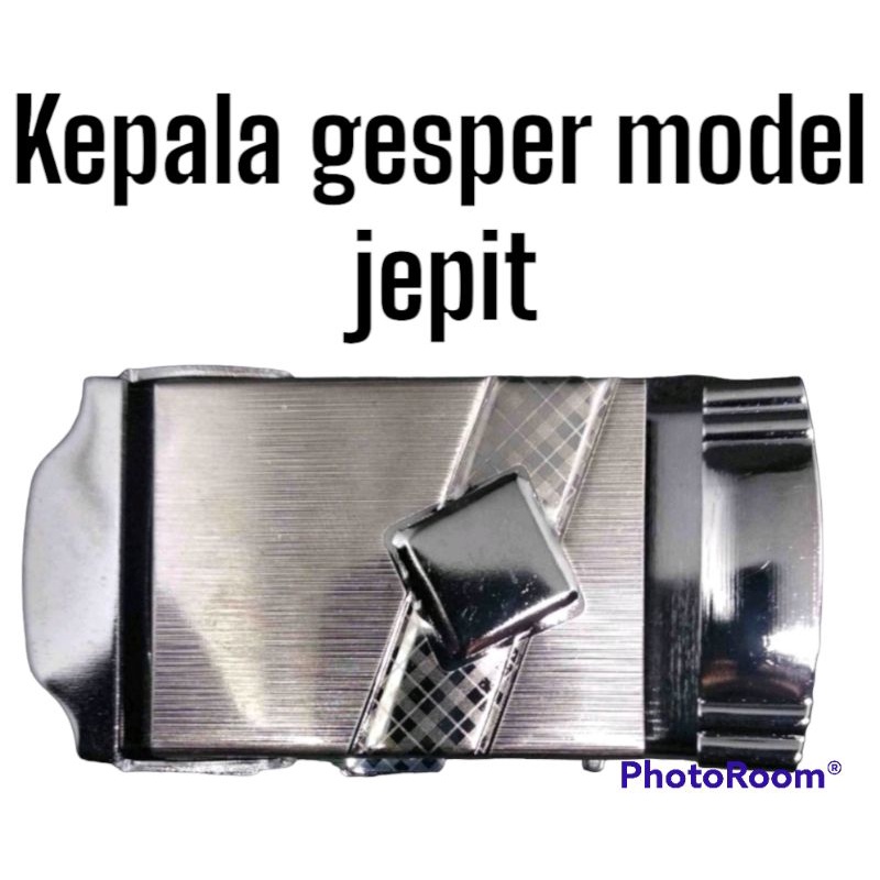 Gesper Pria Ikat Pinggang Pria Gesper Fashion Ikat Pinggang Kulit Sintetis  Kepala Gesper Logam Stainless Chrom Black master gesper Promo Ikat Pinggang  / Gesper Pria / Ikat Pinggang Pria / Rel Anti