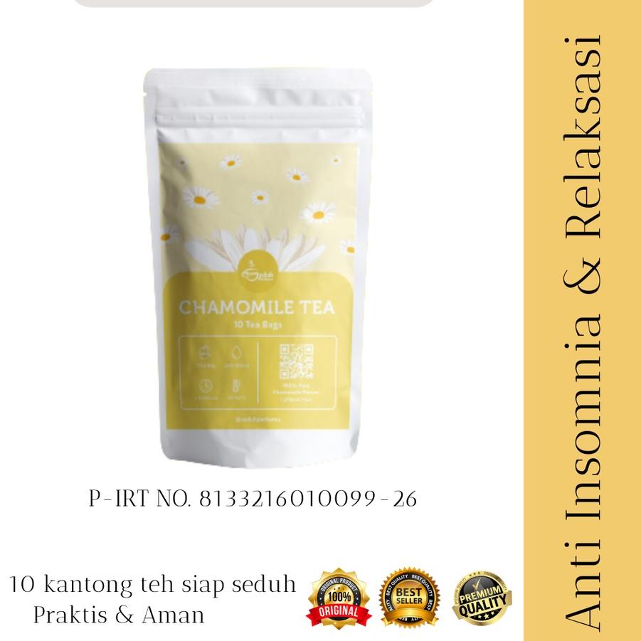 

⚡COD⚡ Seduh Pertama 10 Tea Bag - Chamomile Teh Insomnia | Flower Tea Siap Seduh Kemasan Ekonomis Dalam Kantong Teh