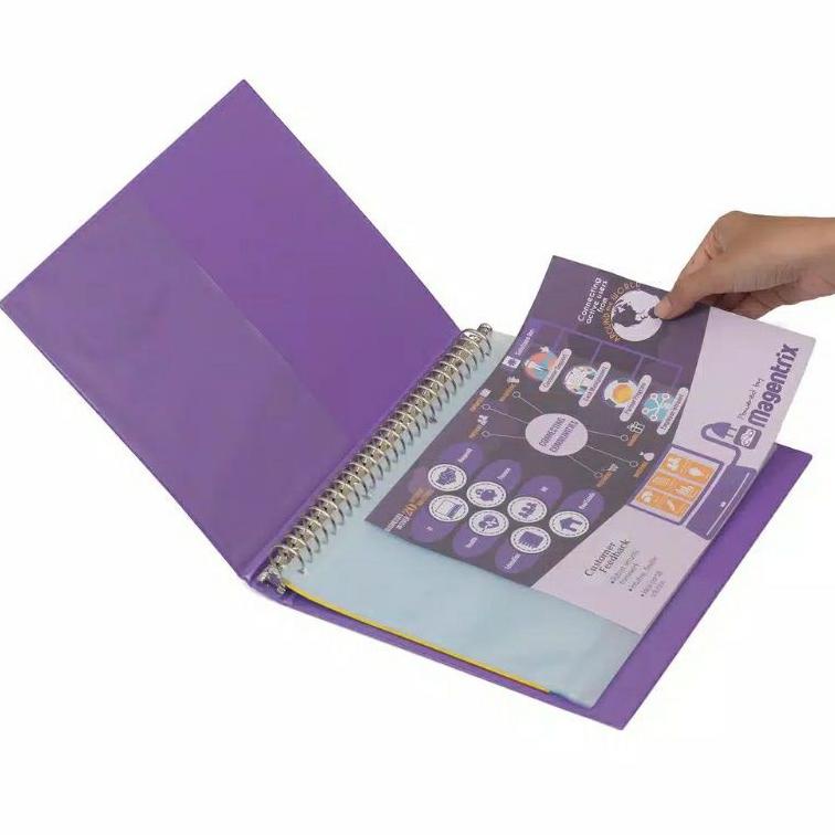 

(K-K8K-») Bantex PP Pocket Sheet Protector Size A5 20 Lubang 10 Lembar berkualitas