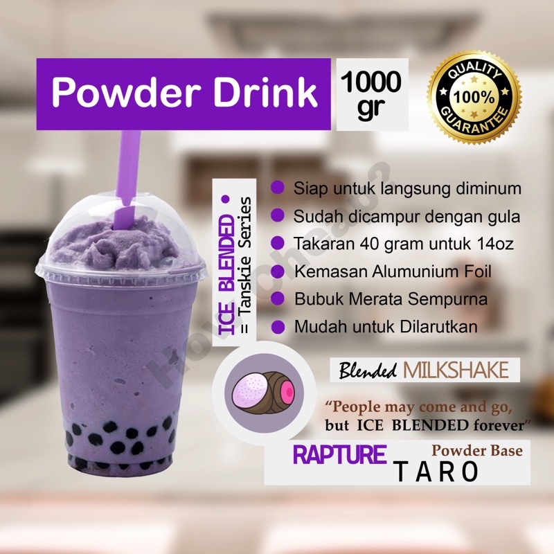 Bubuk Taro 1kg Powder Drink [Ready to Drink] #003