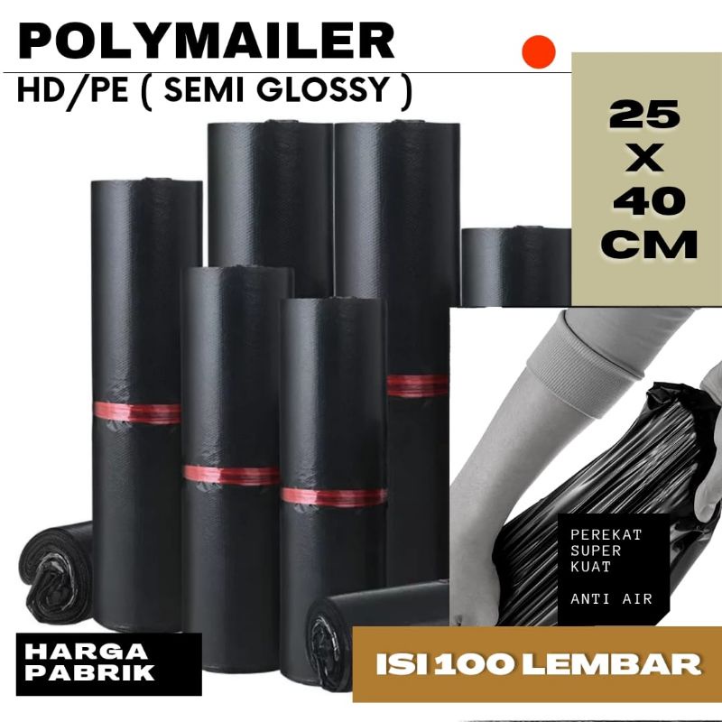 [25x40] PLASTIK POLYMAILER SEMI GLOSSY KANTONG OLSHOP / PLASTIC PACKING BAG ONLINE SHOP