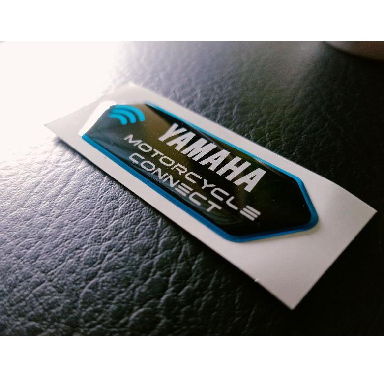 ㅾ stiker timbul yamaha motorcycle connect y-connect aerox nmax laxi freego fazio mio (panjang) ⇷