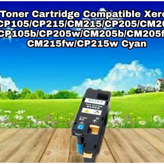 Toner Cartridge Compatible Xerox CP105 CP215 CP205 CM215 CM205 CP 105 215 205 Cyan