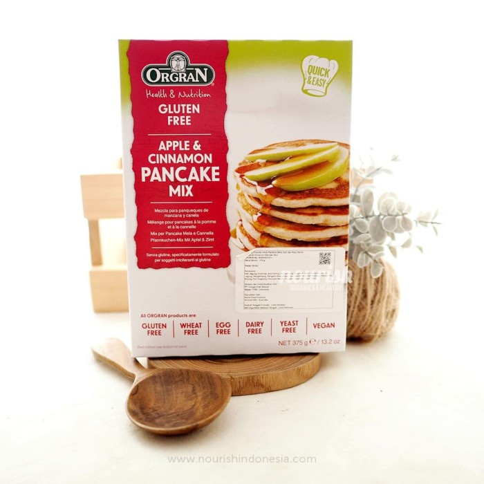 

Orgran, Apple & Cinnamon Pancake Mix (375 gr)