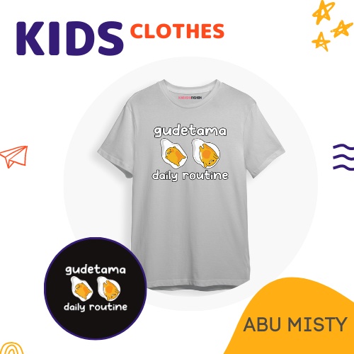 Kiarashafa - Baju Anak / Kaos Anak Motif Gudetama