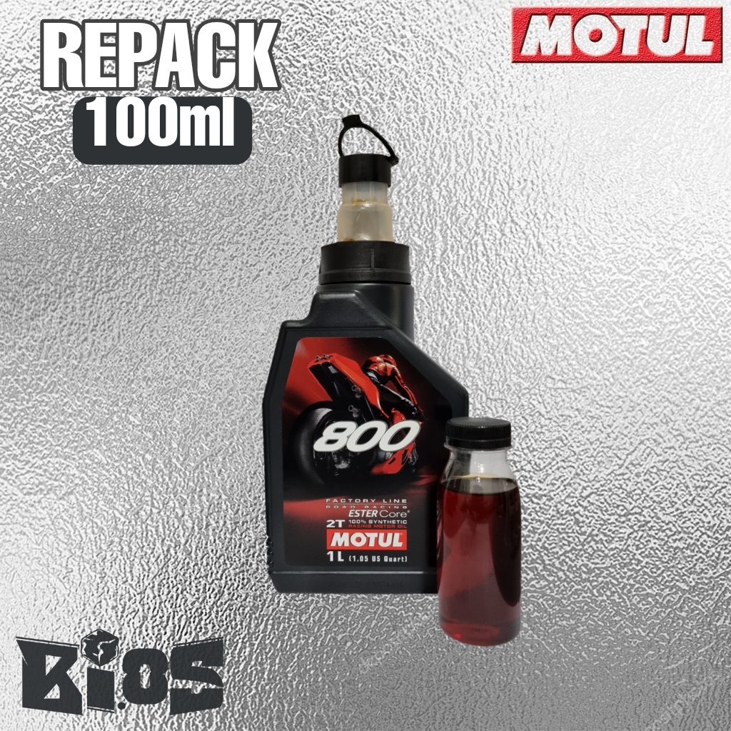 Motul 800 Road Racing 2T Kemasan 100ml Oli Samping Repack 100ml ORIGINAL 100%