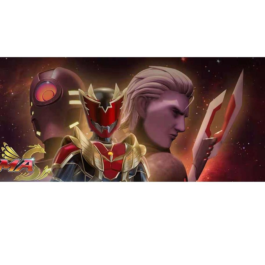 ➚ Mainan tameng BIMA S stone shield bima satria garuda original license MNC 03031-1 ㍿