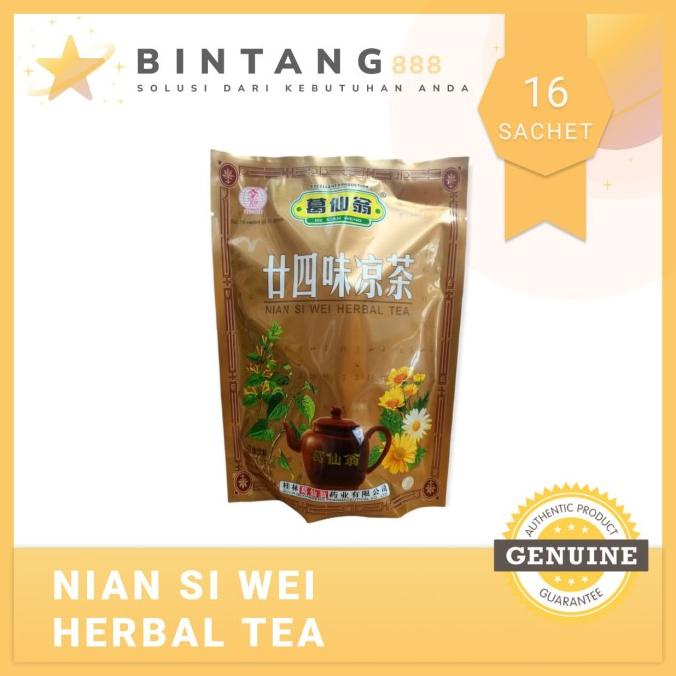 

[BISA COD] Nian Si Wei Herbal Tea Teh pereda panas dalam