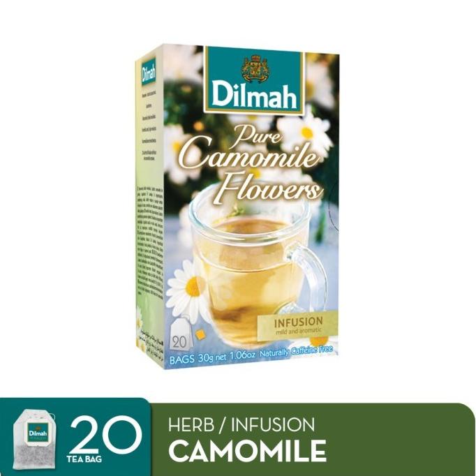 

Dilmah Pure Camomile Flowers Tea - Teh Celup Infusion
