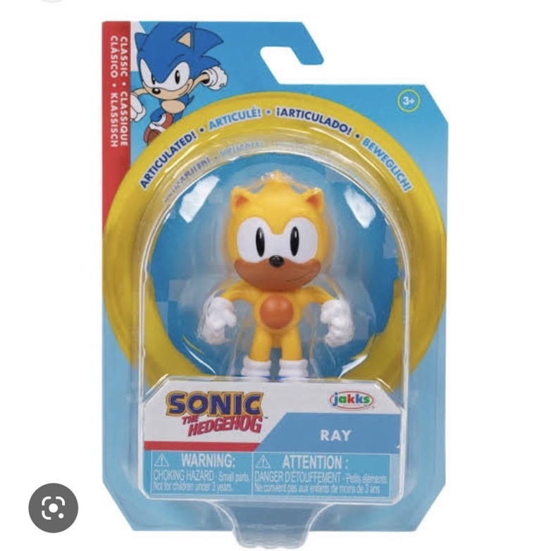 Sonic the Hedgehog Classic Figure 2.5" - Ray