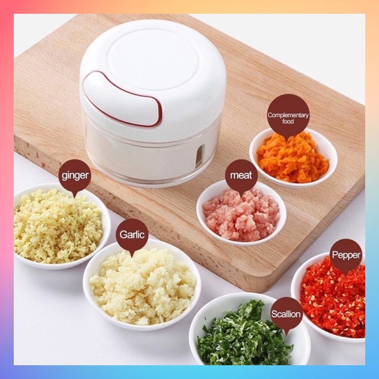 Mini Food Chopper / Blender Tangan Mini / Speedy Chopper Mini / Blender Tarik Mini