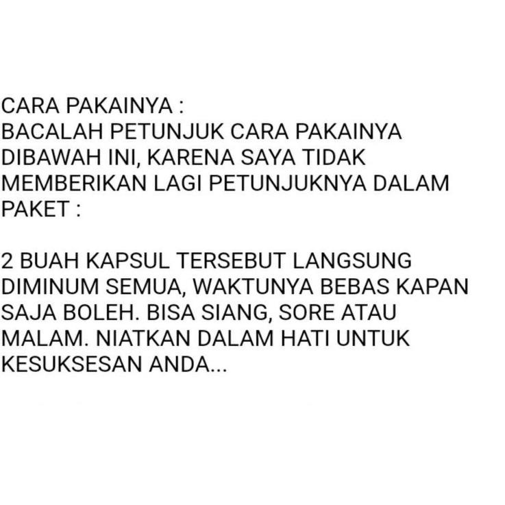 

TR6⋆ Kapsul IPD Dunyo Isi 2 Butir TREN MASA KINI