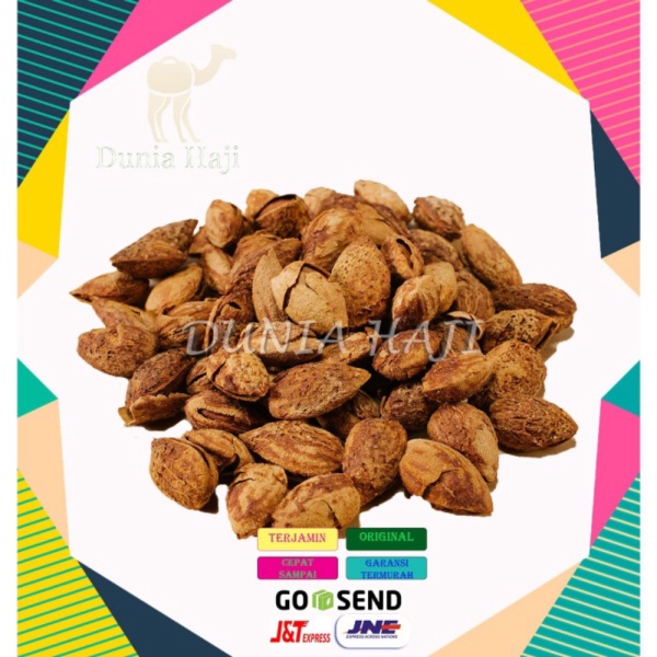 

/500gr Kacang Diskon shell Almond Roasted Murah Kacang Panggang In USA Jual