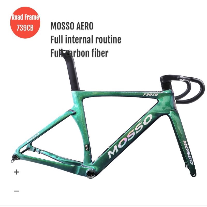 Frame Fork Seatpost Handlebar CARBON MOSSO 739CB
