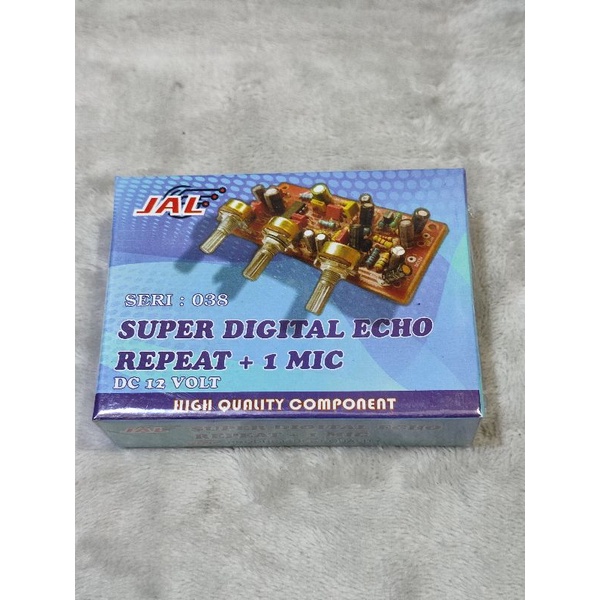 Super Digital Echo Repeat + 1 Mic DC 12V