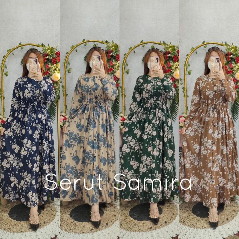GAMIS SERUT DEPAN SAMIRA GAMIS VOXY KANCING DEPAN MURAH COD
