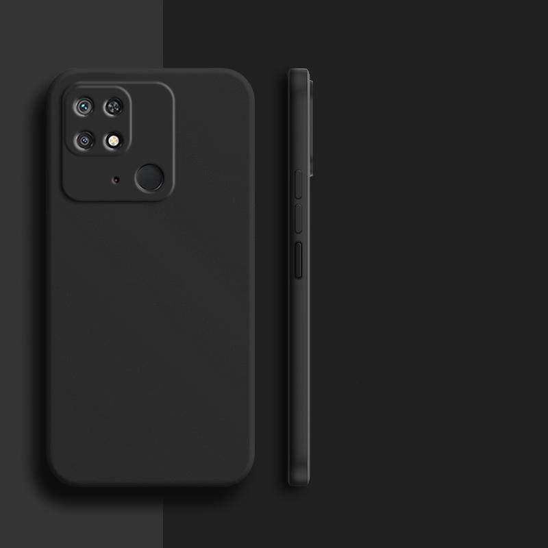 REDMI Untuk Xiaomi Redmi9 9C 9A 10 10C 4G Case Karet Silikon Cair Persegi Soft Case Cover