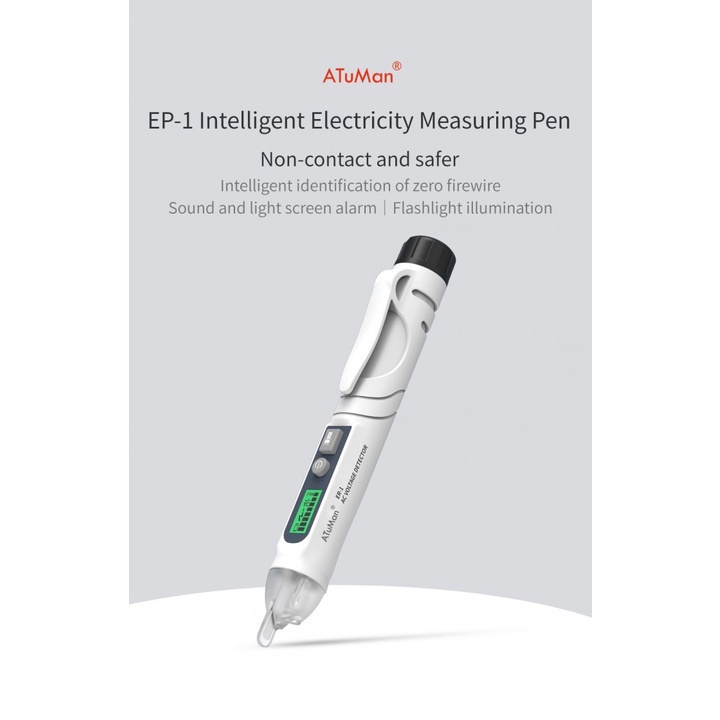 AKN88 - ATUMAN DUKA EP-1 - Non-Contact Test Pen with LED Flashlight