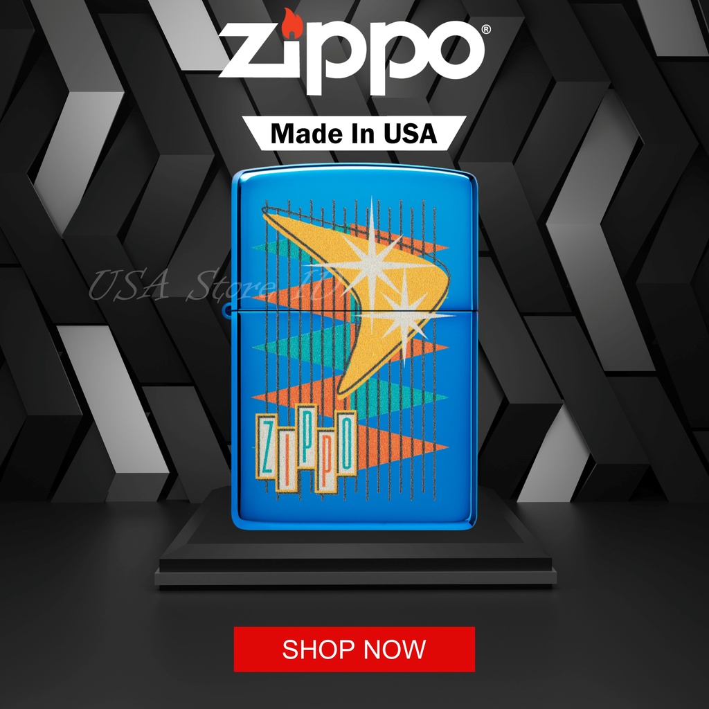 Zippo Original Retro Zippo Design 49768 Garansi Resmi Made In USA