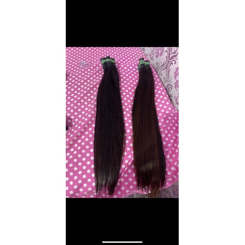 HAIR EXTENSION / RAMBUT SAMBUNG / RAMBUT ASLI 40-45cm 50helai