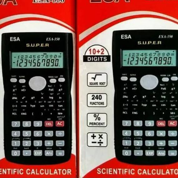 

Trendy - Kalkulator Mini Scientific Calculator ESA-350 SUPER Cocok untuk Sekolahan . .. . ..
