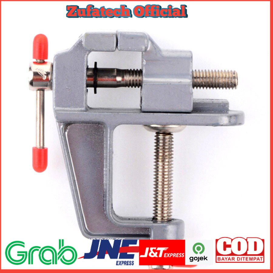 YCT Clamp Meja Catok Vise Table Kerajinan Seni Perhiasan - QST - Silver