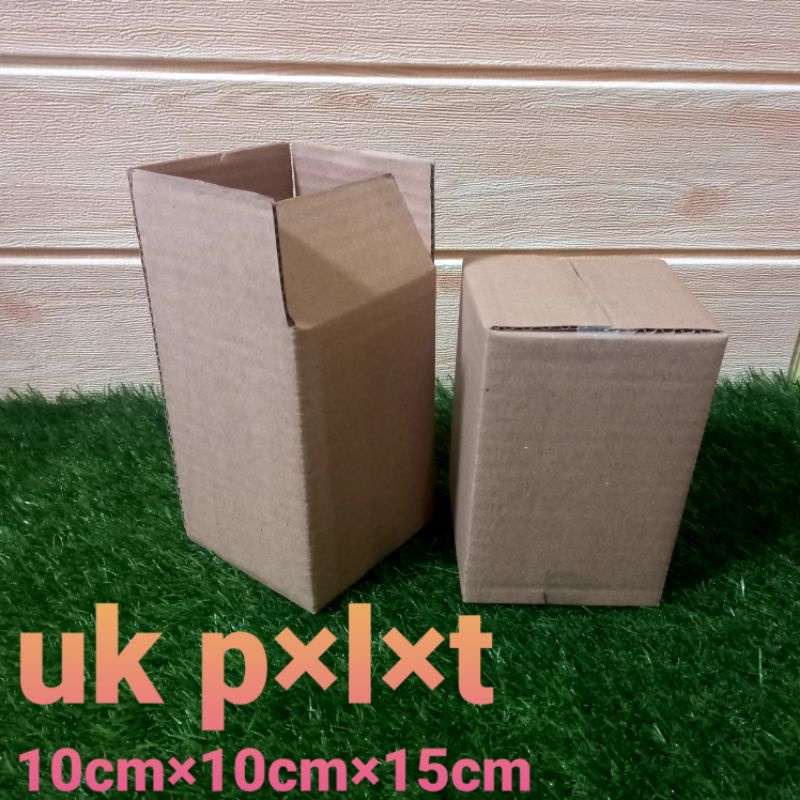

Kardus Dus box packing polos uk 10x10x15