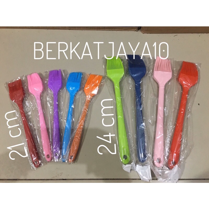 Kuas Silicone Full Silikon 1 pcs Pengoles Loyang Cetakan Kue