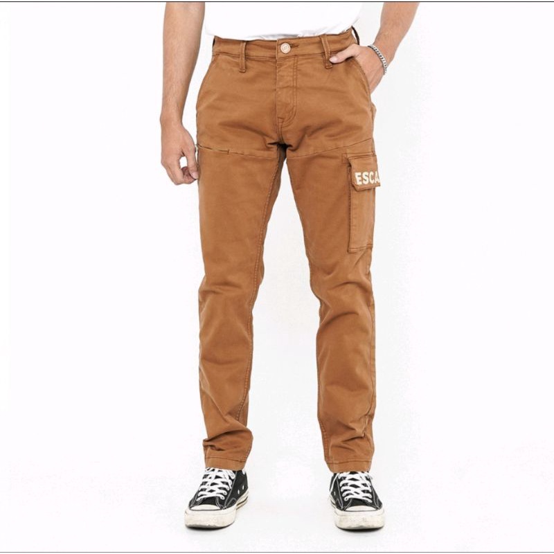 Celana Cargo Oxygen Denim Slim Fit - Escape Cargo