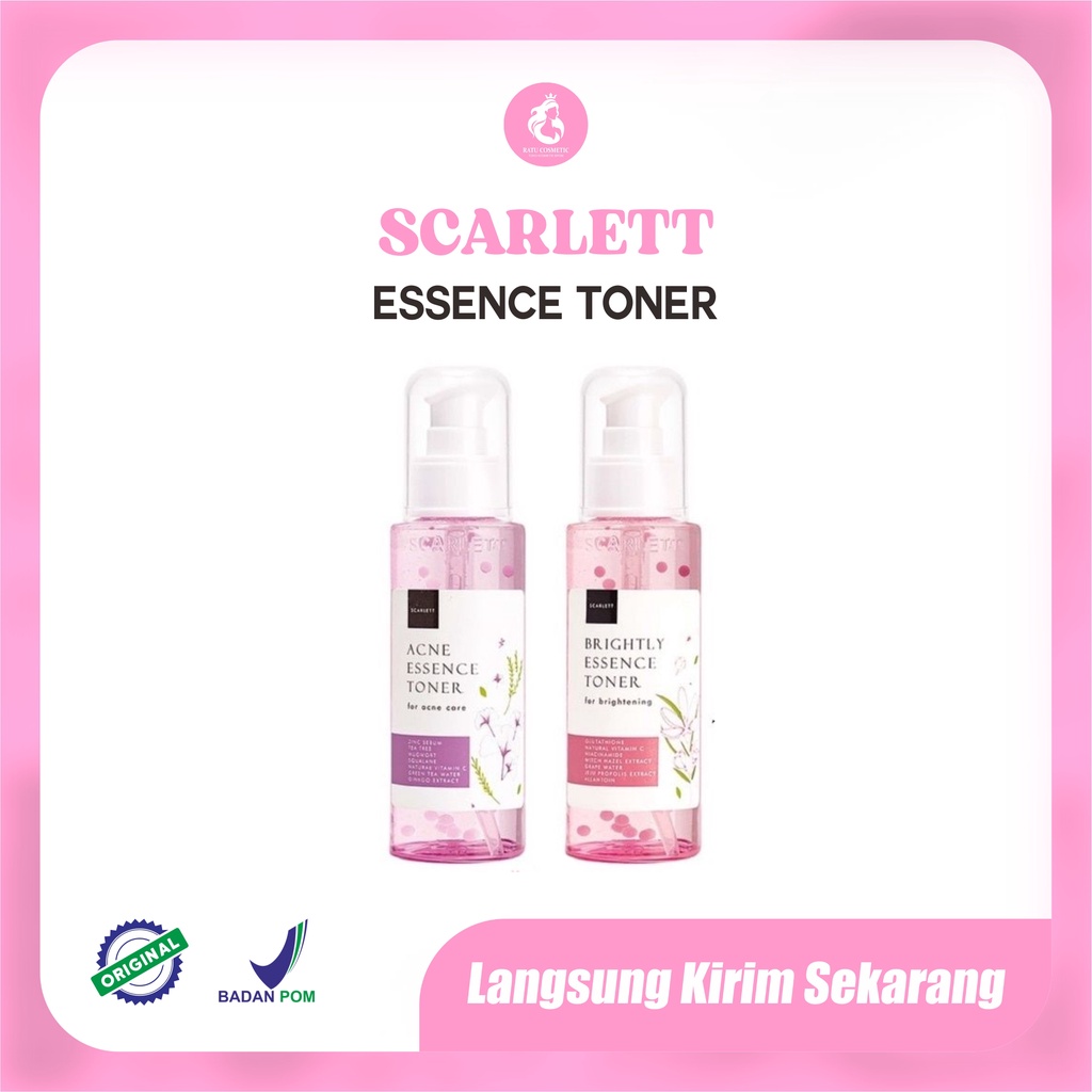 SCARLETT Whitening Brightly Essence Toner - Whitening Acne Essence