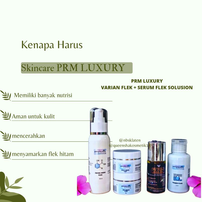 PAKET LENGKAP PRM LUXURY + SERUM WHITE GLOW