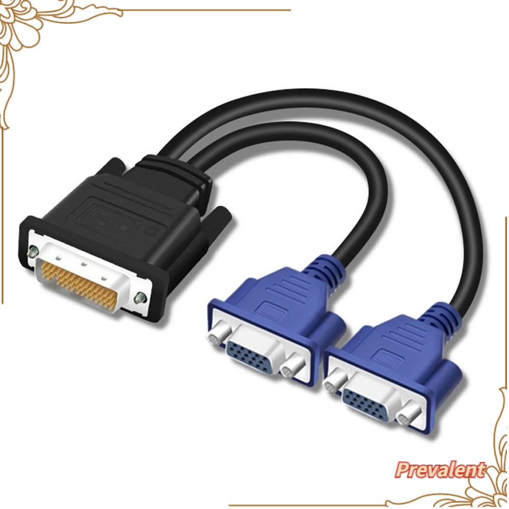 Preva Video Kabel Monitor Y Splitter Male to Female Adapter