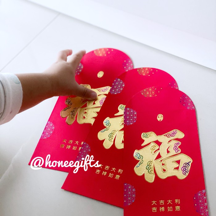 

#@#@#@#@] Angpao imlek panjang merah gold ungu sincia fu mewah premium tebal