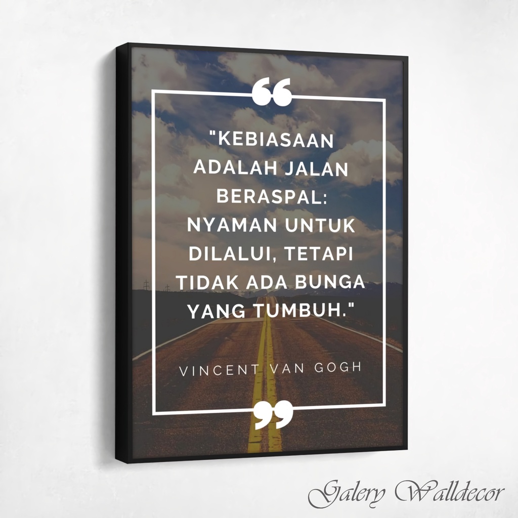 Hiasan Dinding Quotes Poster Islami