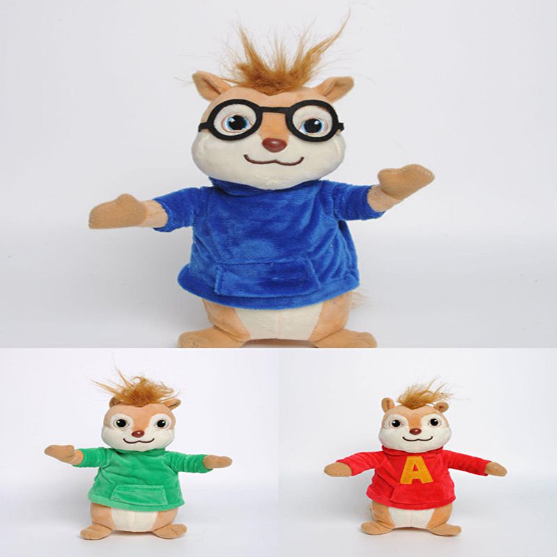 Alvin Dan 7.8in The Chipmunks Theodore Simon Plush Stuffed Animal Hadiah Boneka Mainan