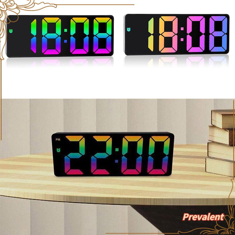 Preva Jam Weker Digital Meja Waktu Samping Tempat Tidur LED Display