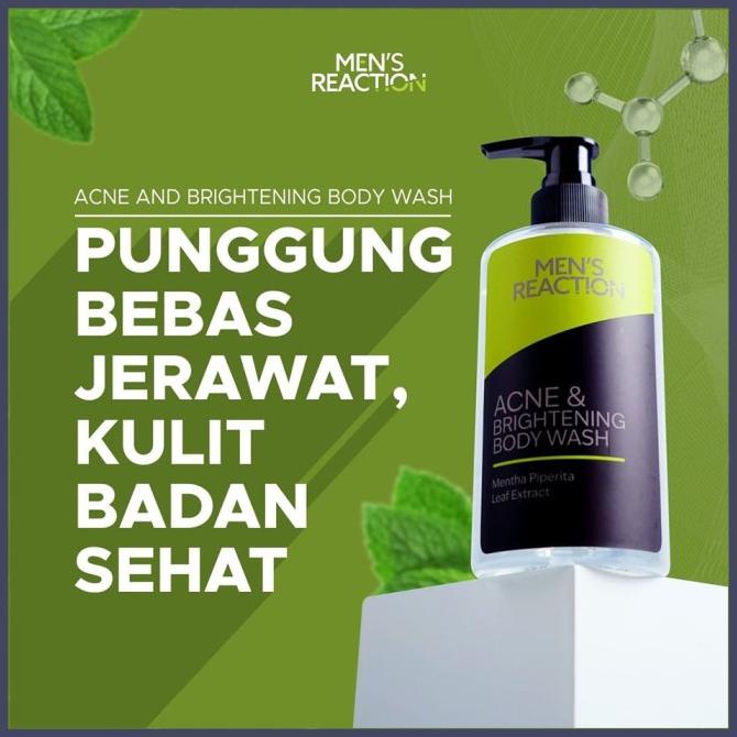 PROMO SERU (BISA COD) Mens Reaction Sabun Mandi Pria Mens Reaction Brightening Body Wash TERLARIS TE