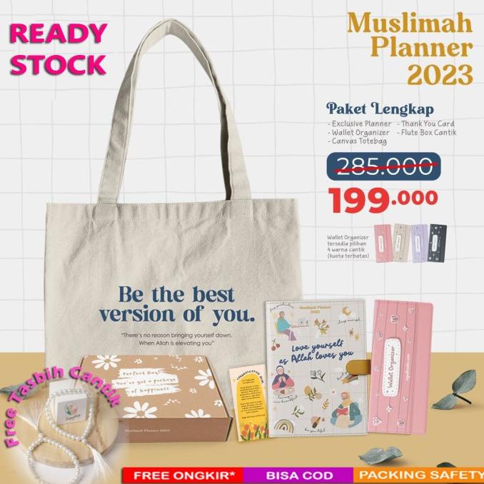 

Buku Agenda Muslimah Planner 2023 Bonus Totebag Dompet Tasbih (Ziyad)