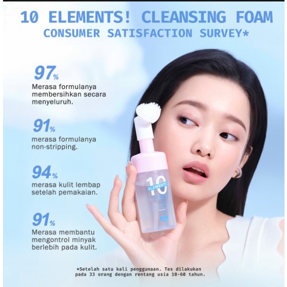 BNB barenbliss 10 Elements Amino Acid Rich Foam Cleanser Wajah/ READY STOCK