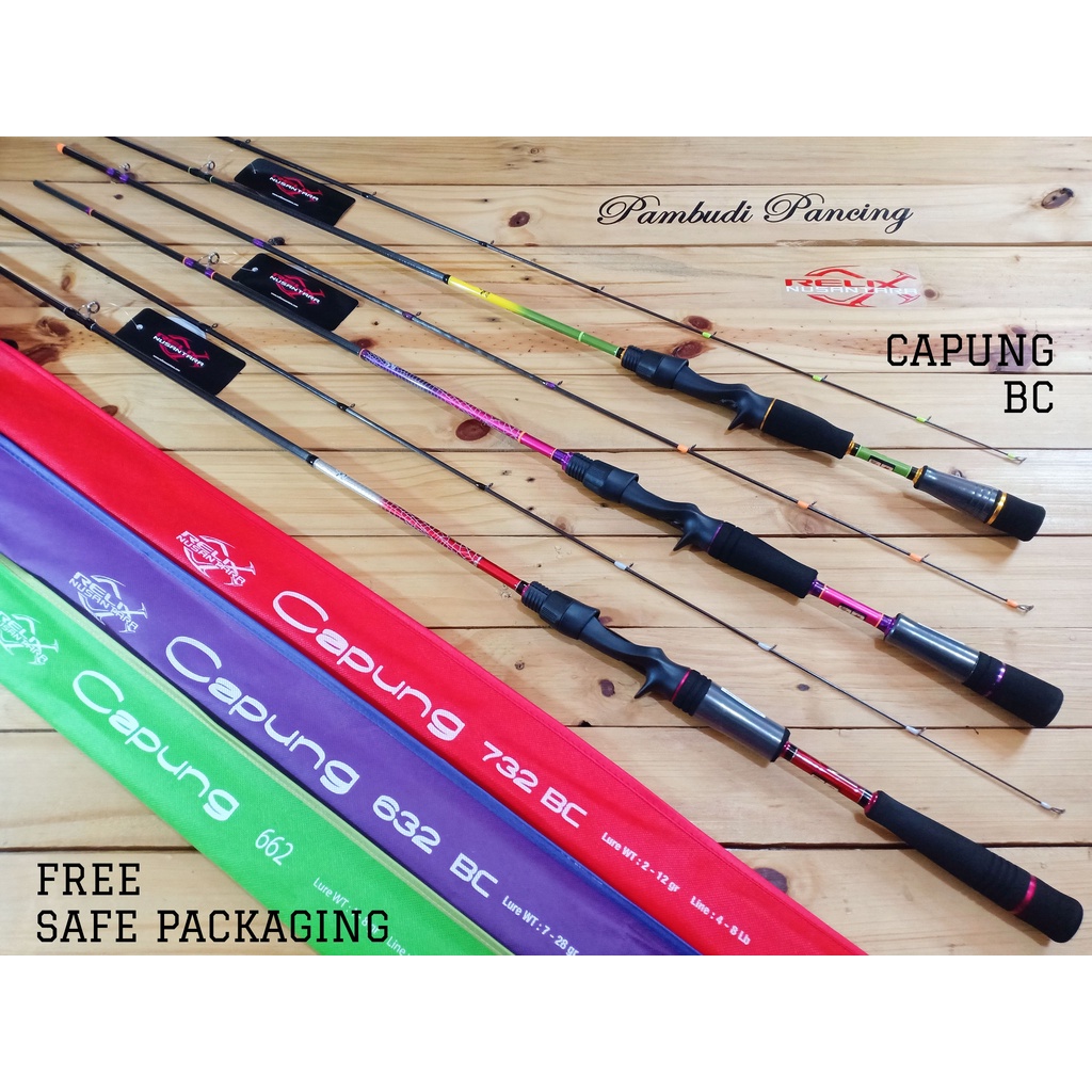RXN | Joran BC RELIX NUSANTARA CAPUNG Series Baitcasting Fishing Rod