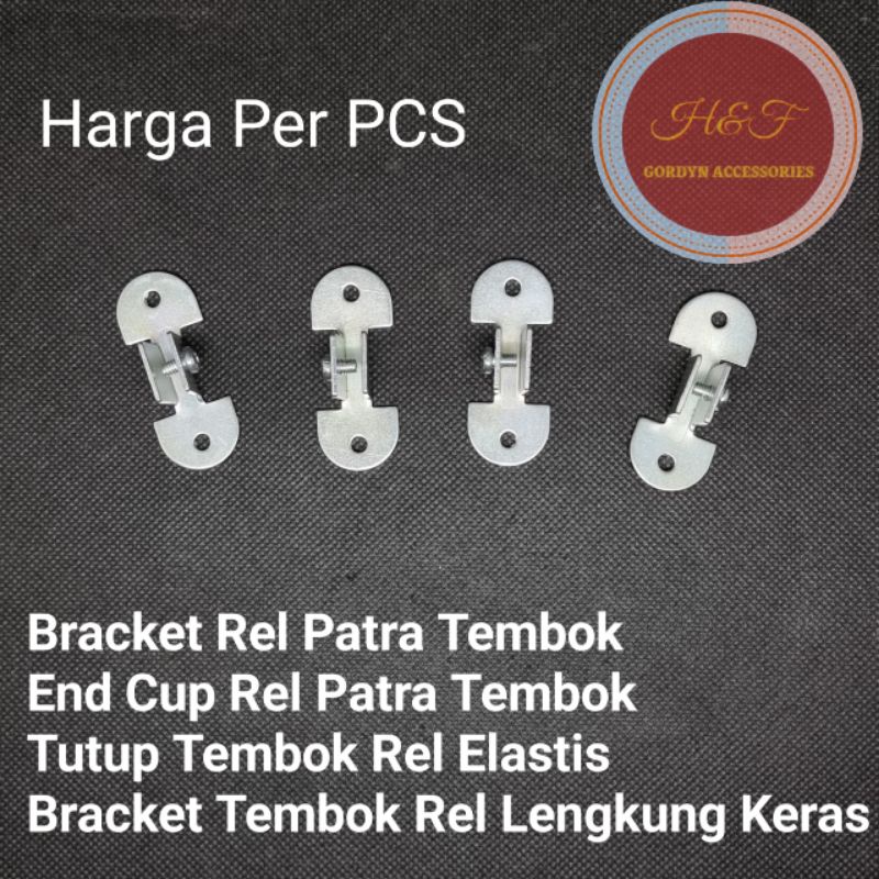 Bracket Tembok Rel Patra/End Cup Tembok Rel Patra/Tutup Tembok Rel Gorden Lengkung Keras/Tutup Tembo