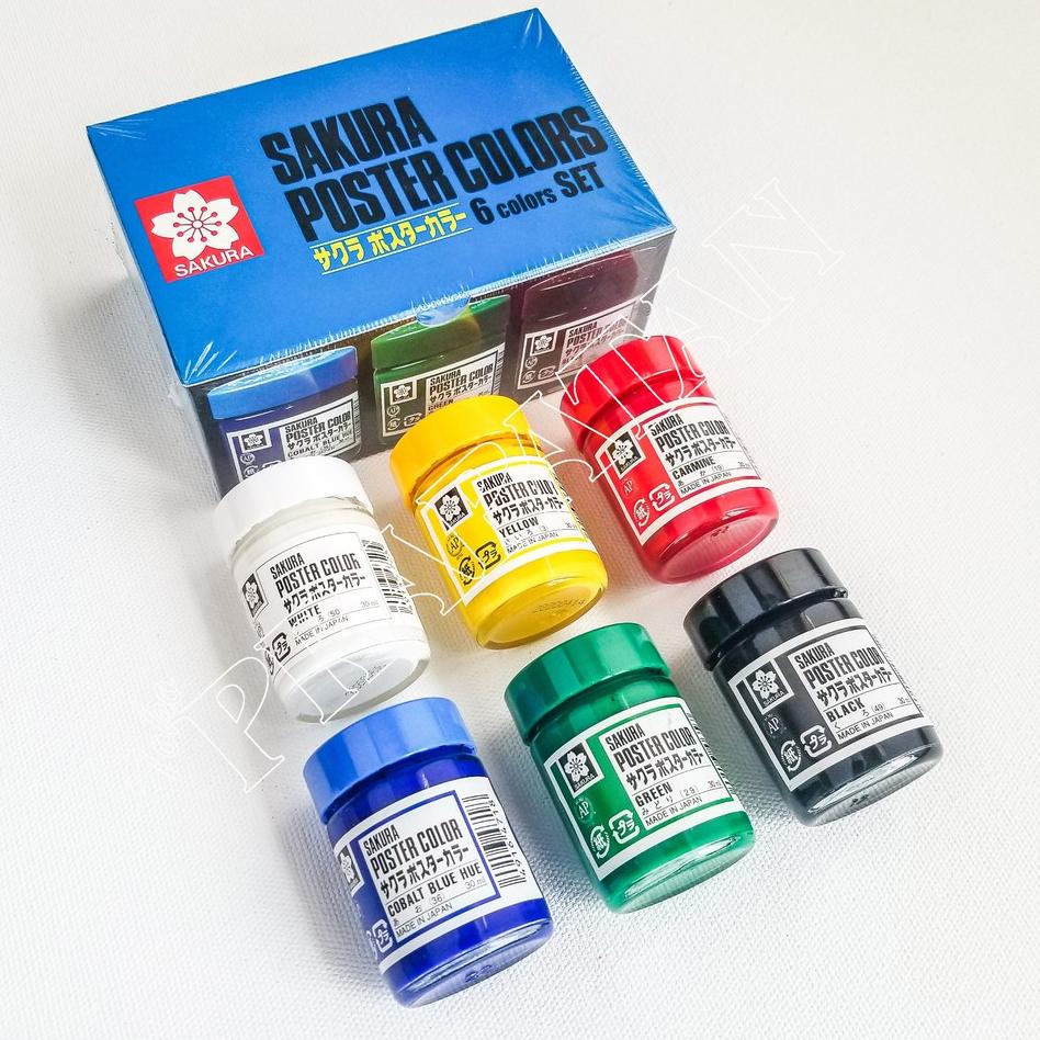 

New Cat Poster Sakura set 6 warna 15/30 ml 레