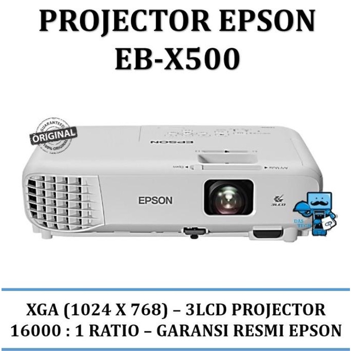 Jual Projector Epson EBX500 XGA 3LCD Projector Garansi Resmi Shopee Indonesia