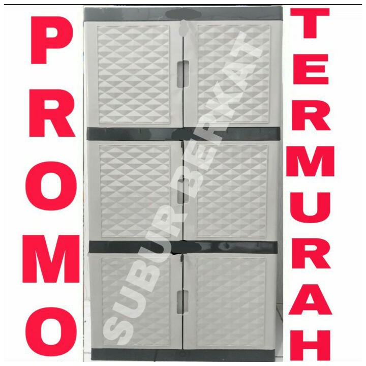 OJOL - LEMARI PLASTIK POLOS TERMURAH BERKUALITAS!!!