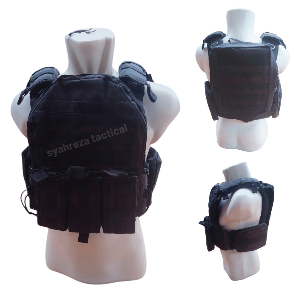 Jual Rompi Body Vest Rompi Bodyvest Tactical Bodyvest Polisi Rompi Pelindung Dada Free